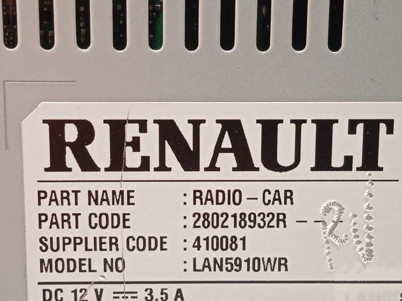 Recambio de pantalla multifuncion para dacia sandero iii confort referencia OEM IAM 280218932R  