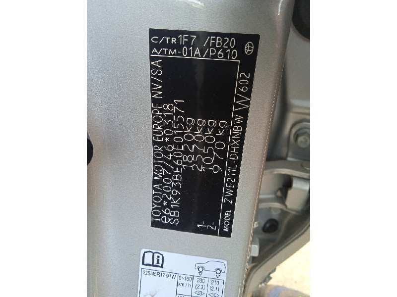 toyota corolla (e21) del año 2019