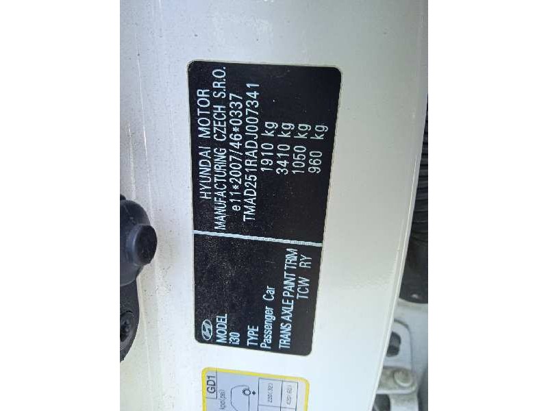 hyundai i30 (gd) del año 2012