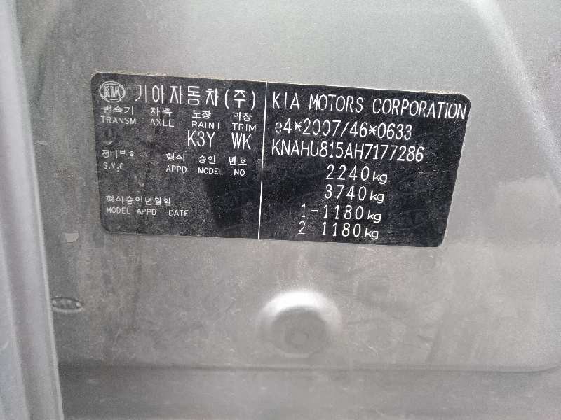 kia carens ( ) del año 2017