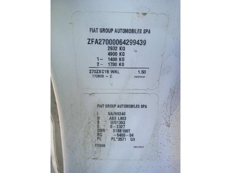 fiat scudo combi (272) del año 2011