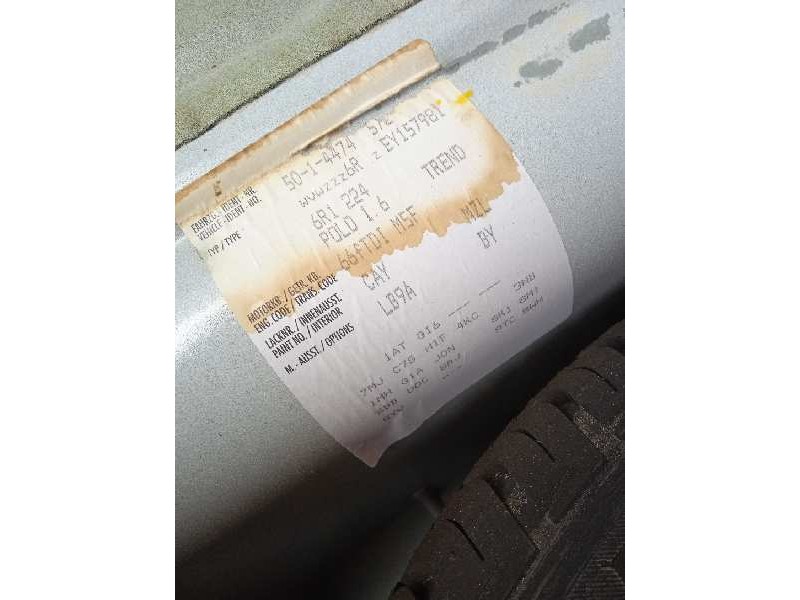 volkswagen polo (6r1) del año 2014