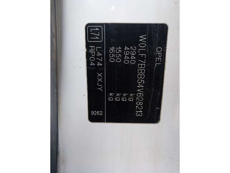 opel vivaro del año 2004