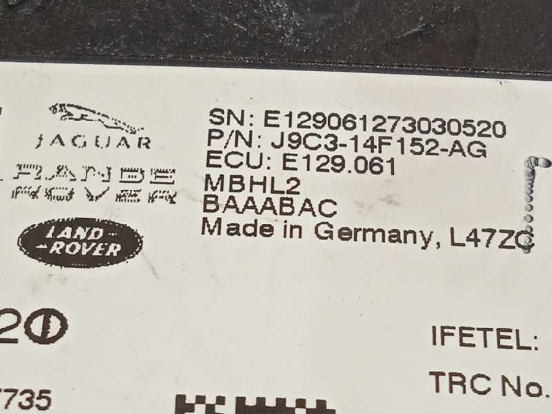 Recambio de modulo electronico para land rover discovery sport hse referencia OEM IAM J9C314F152AG  LR096619