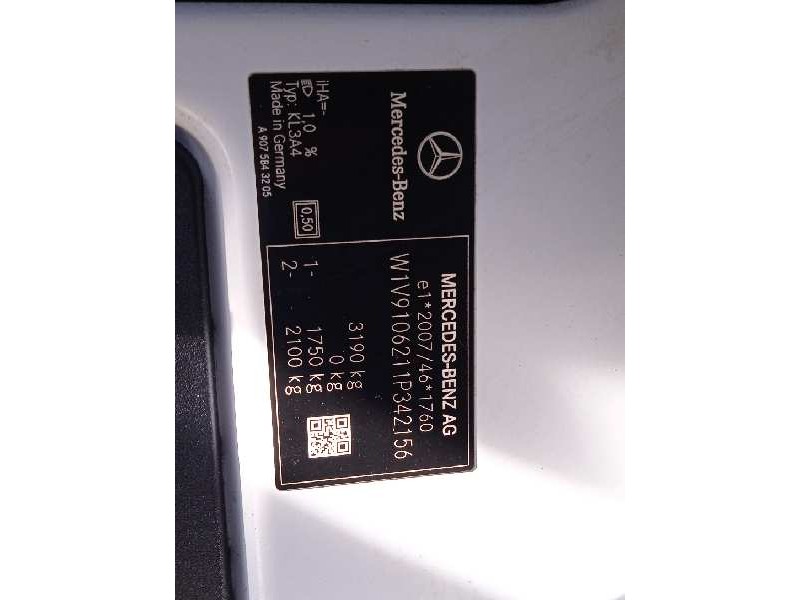 mercedes-benz sprinter iii furgón fwd del año 2021