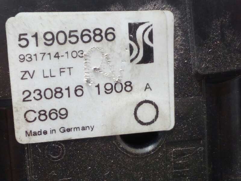 Recambio de cerradura puerta delantera izquierda para fiat punto (199) easy referencia OEM IAM 51905686  