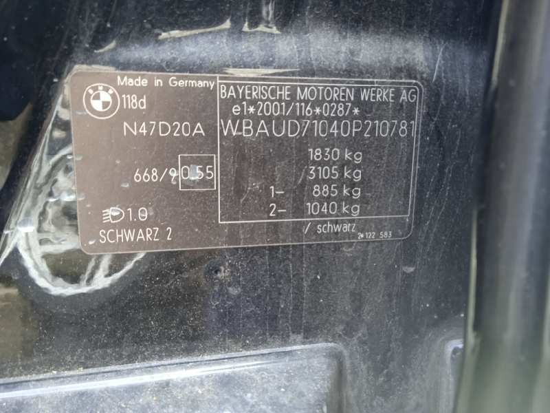 bmw serie 1 berlina (e81/e87) del año 2008