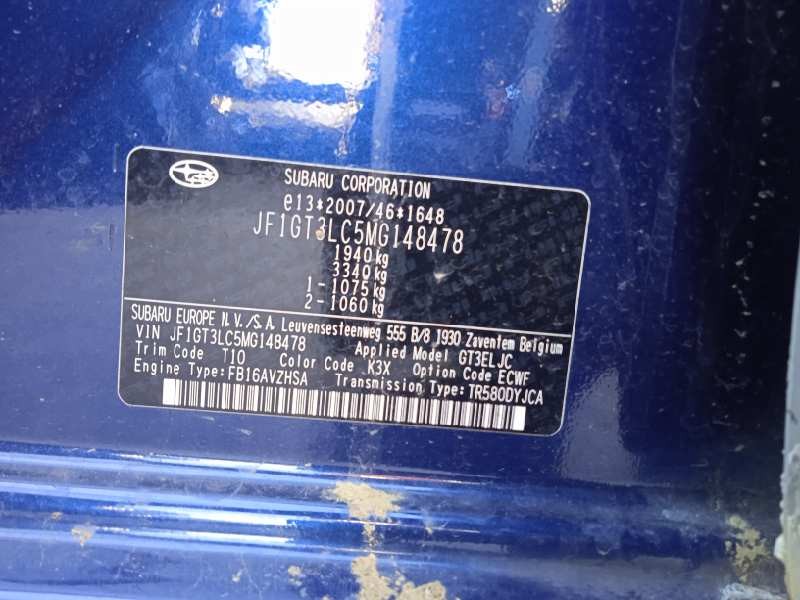 subaru xv (g5) del año 2022