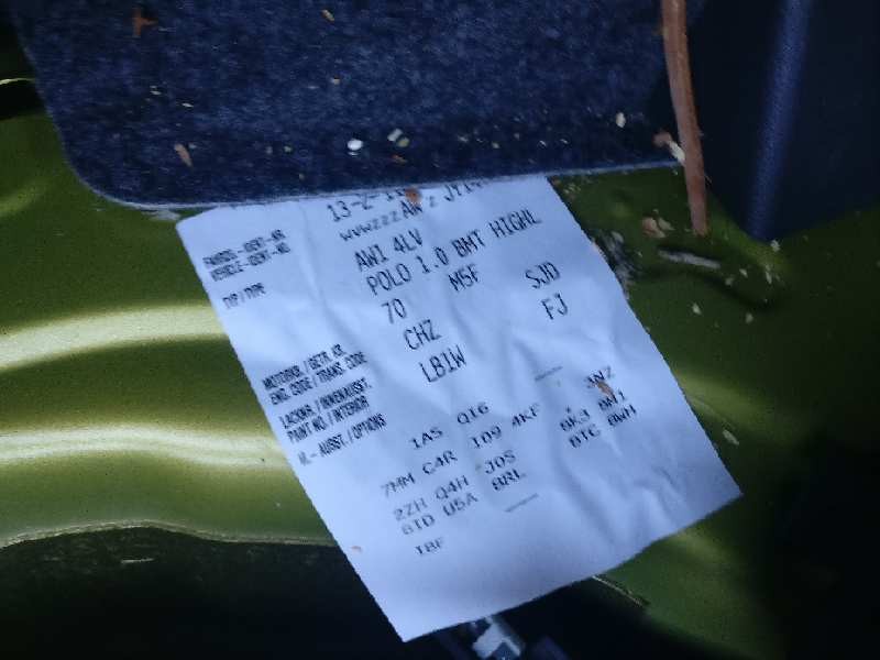 volkswagen polo (aw) del año 2018