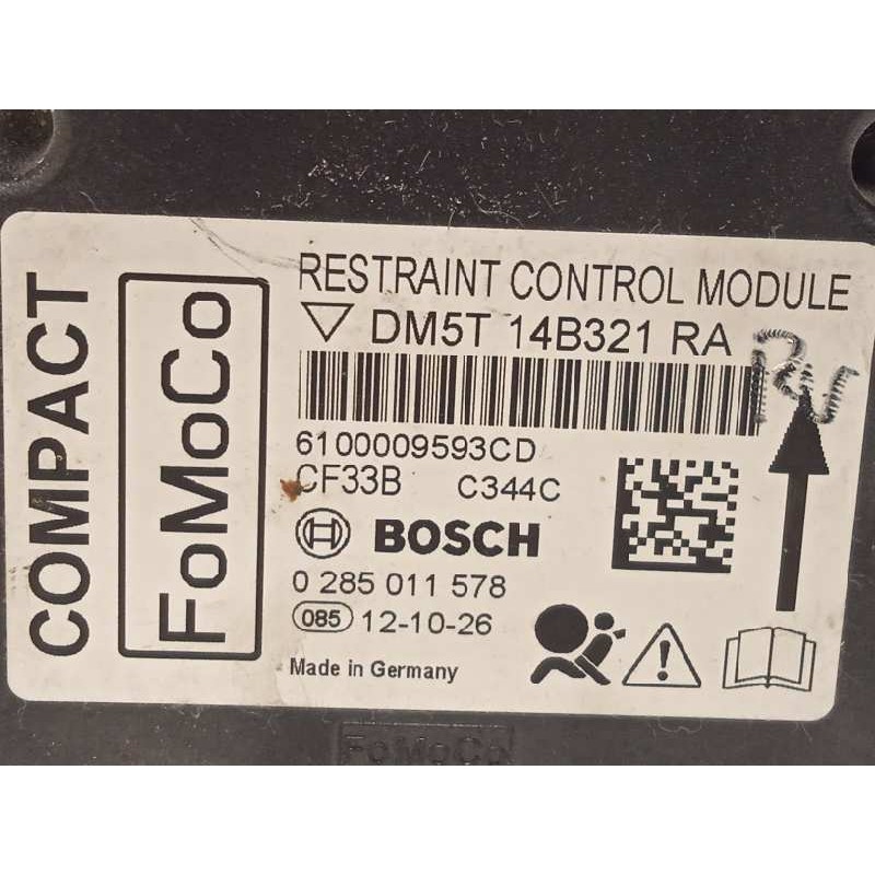 Recambio de centralita airbag para ford c-max trend referencia OEM IAM DM5T14B321RA 1790081 0285011578