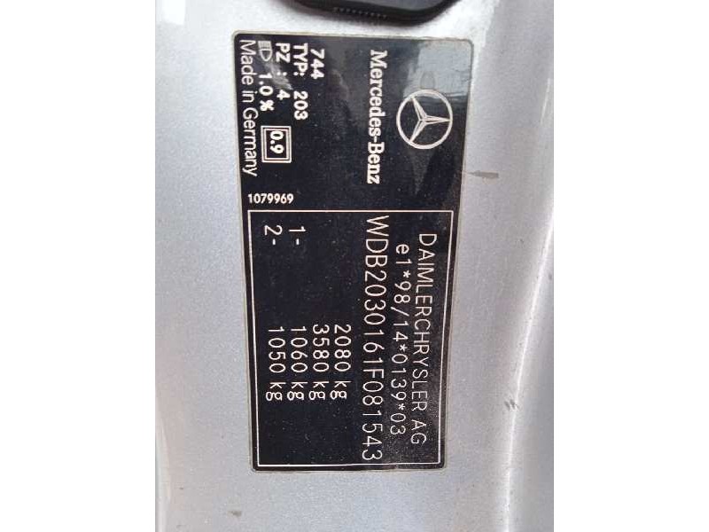 mercedes-benz clase c (w203) berlina del año 2006