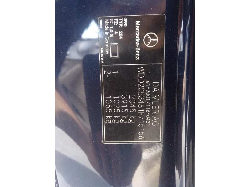 mercedes-benz clase c coupe (w205) del año 2018