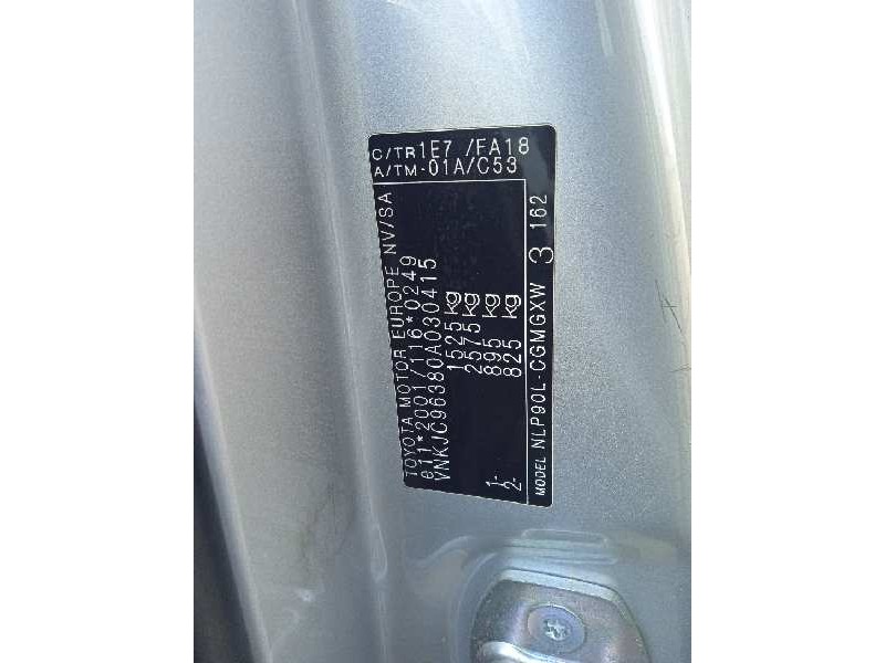 toyota yaris (ksp9/scp9/nlp9) del año 2006