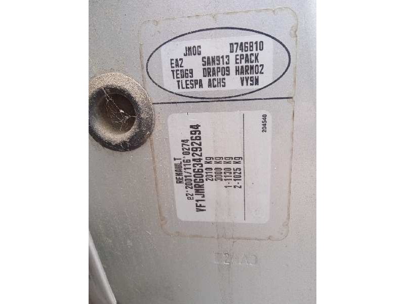 renault scenic ii del año 2005