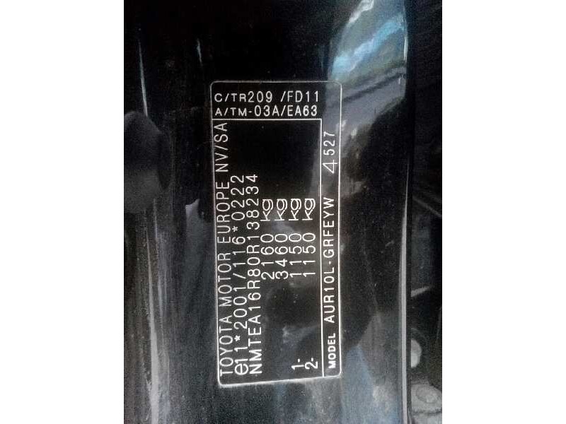 toyota corolla verso (r1) del año 2008