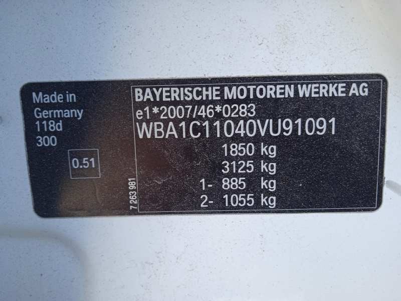 bmw serie 1 lim. (f20) del año 2013