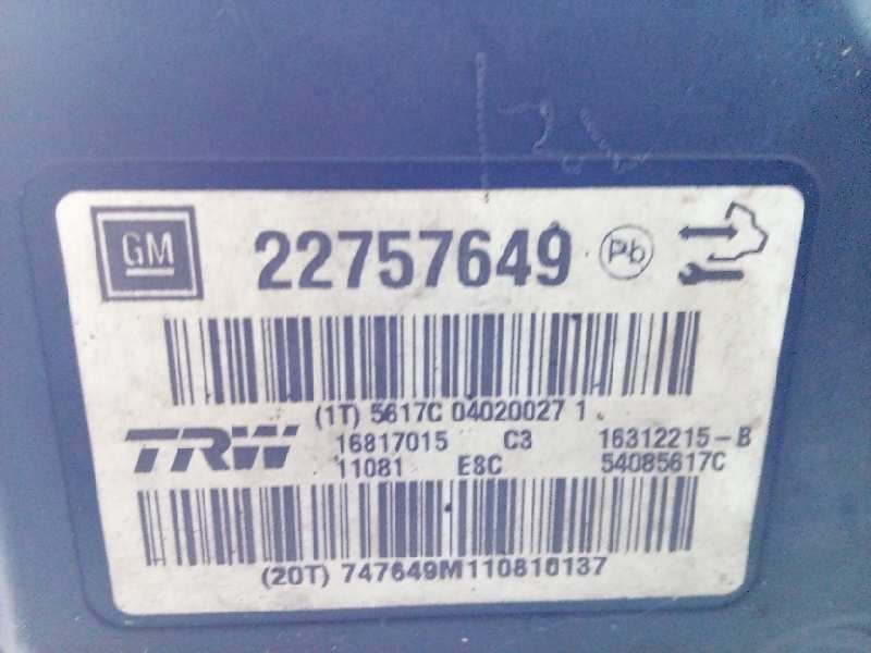 Recambio de abs para opel insignia berlina 2.0 16v cdti referencia OEM IAM 22757649 54085617C 16312215B