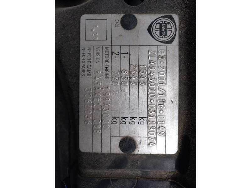 lancia ypsilon (101) del año 2007