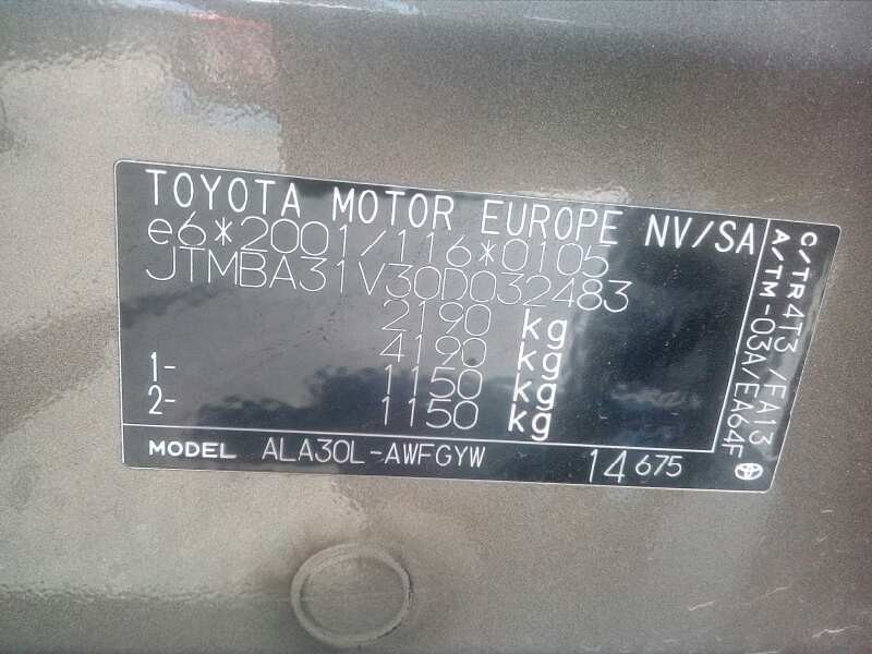 toyota rav 4 (a3) del año 2010