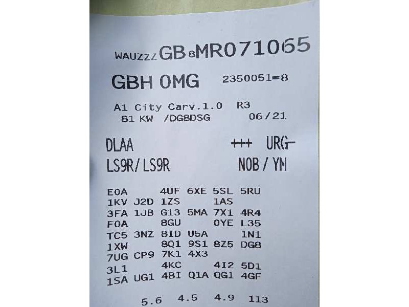 audi a1 citycarver (gbh) del año 2021