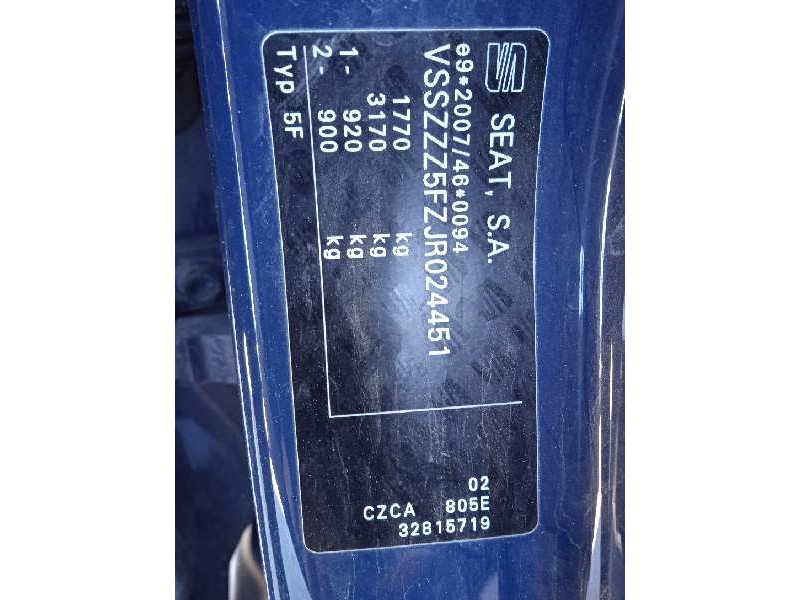 seat leon (5f1) del año 2017