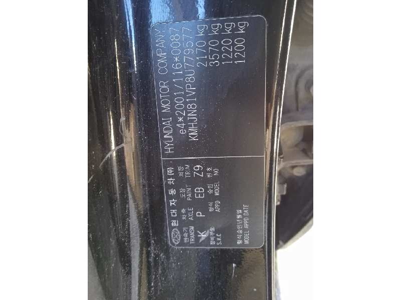 hyundai tucson (jm) del año 2007