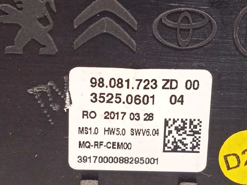 Recambio de mando climatizador para toyota proace verso 1.6 d-4d cat referencia OEM IAM 98081723ZD  