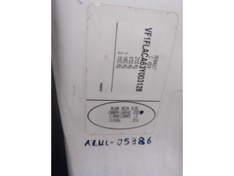 renault trafic combi (ab 4.01) del año 2003