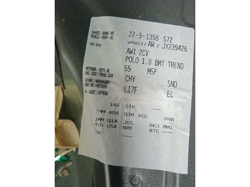 volkswagen polo del año 2018