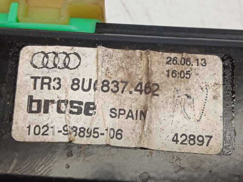 Recambio de elevalunas delantero derecho para audi rs q3 (8ub) 2.5 tfsi quattro referencia OEM IAM 8U0837462  8K0959802B - Negro 5