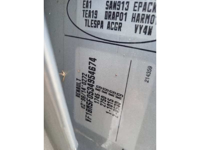 renault megane ii berlina 5p del año 2005