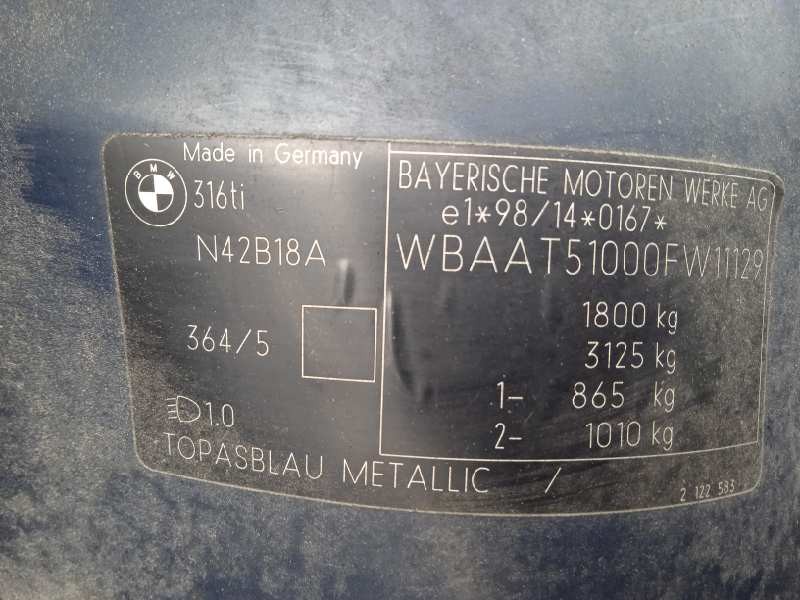 bmw serie 3 berlina (e46) del año 2001