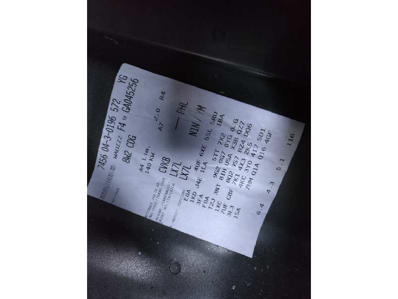 audi a4 berlina (8w2) del año 2016