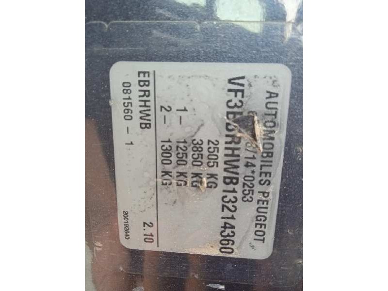 peugeot 807 del año 2005