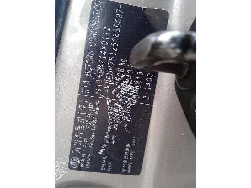 kia carnival ii del año 2005