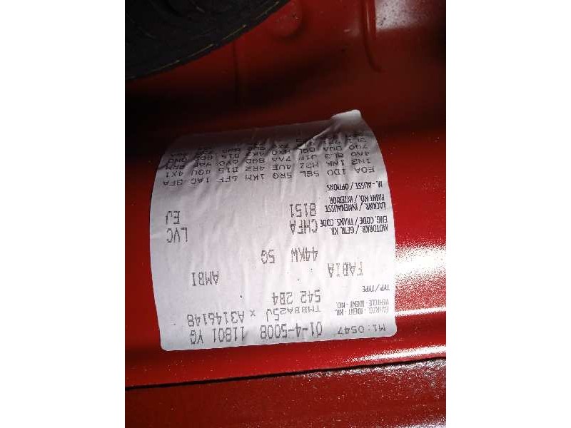 skoda fabia (5j2 ) del año 2010