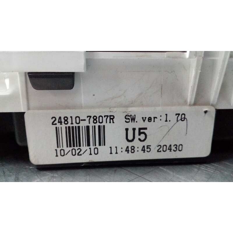 Recambio de cuadro instrumentos para renault koleos dynamique referencia OEM IAM 248107807R  