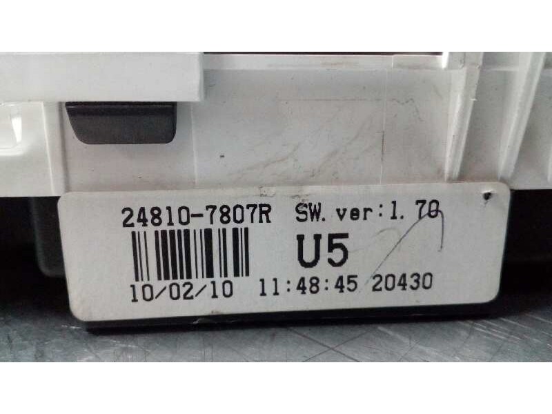 Recambio de cuadro instrumentos para renault koleos dynamique referencia OEM IAM 248107807R  