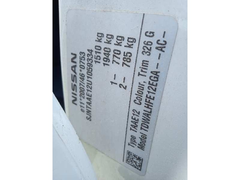 nissan note del año 2014