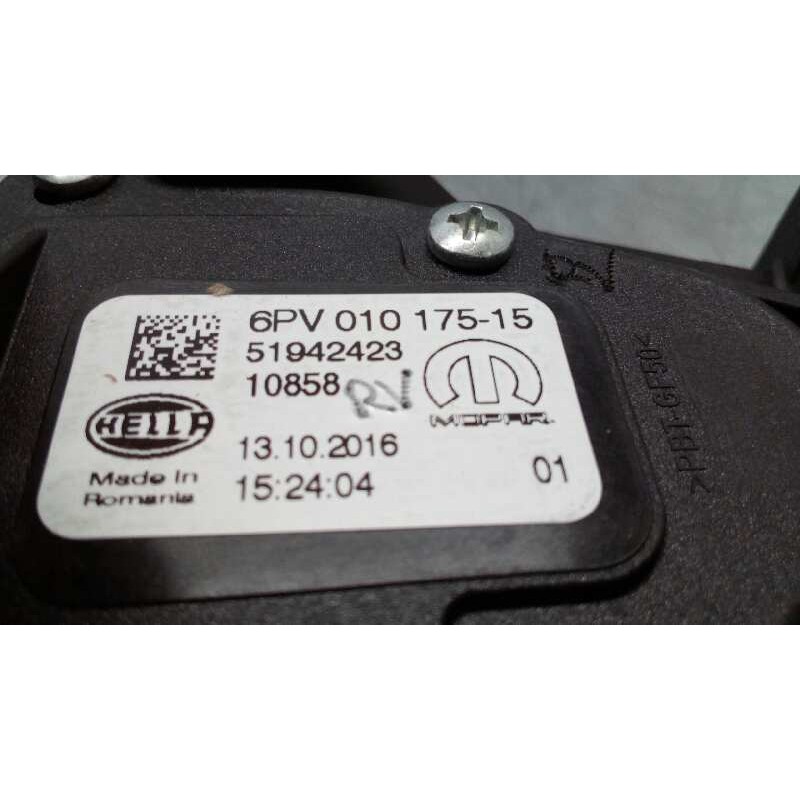 Recambio de potenciometro pedal para jeep renegade trailhawk 4wd referencia OEM IAM 51942423  6PV01017515