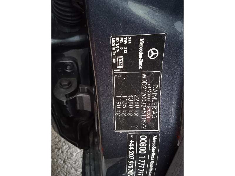 mercedes-benz clase e (w212) lim. del año 2011