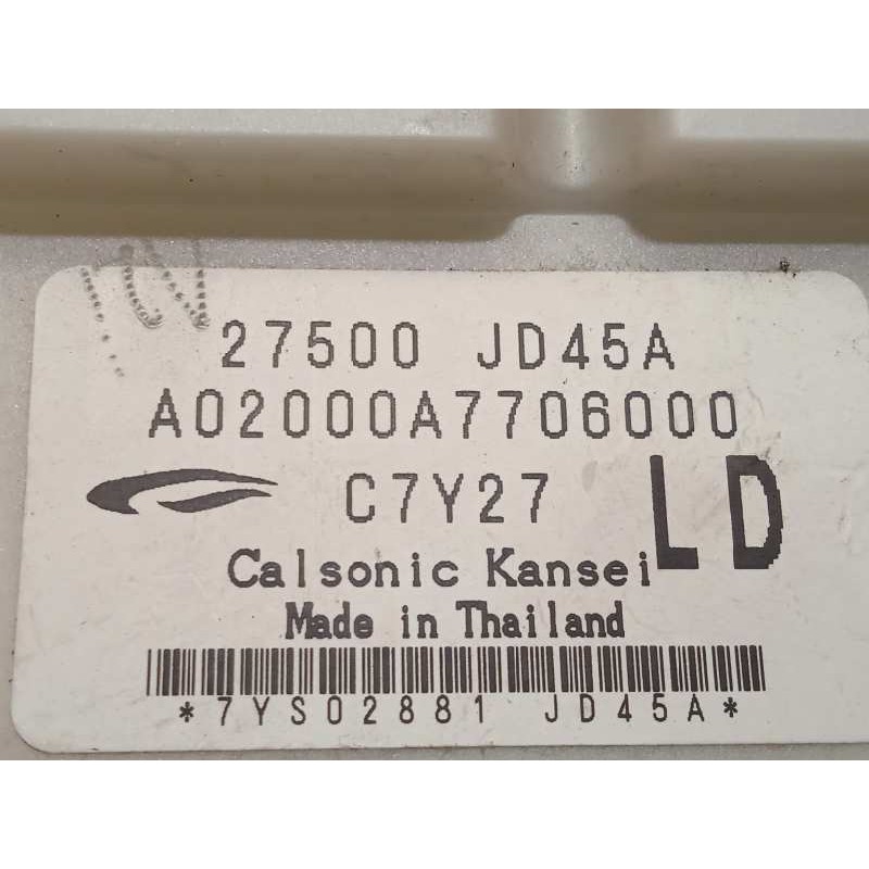 Recambio de mando climatizador para nissan qashqai (j10) tekna referencia OEM IAM 27500JD45A  