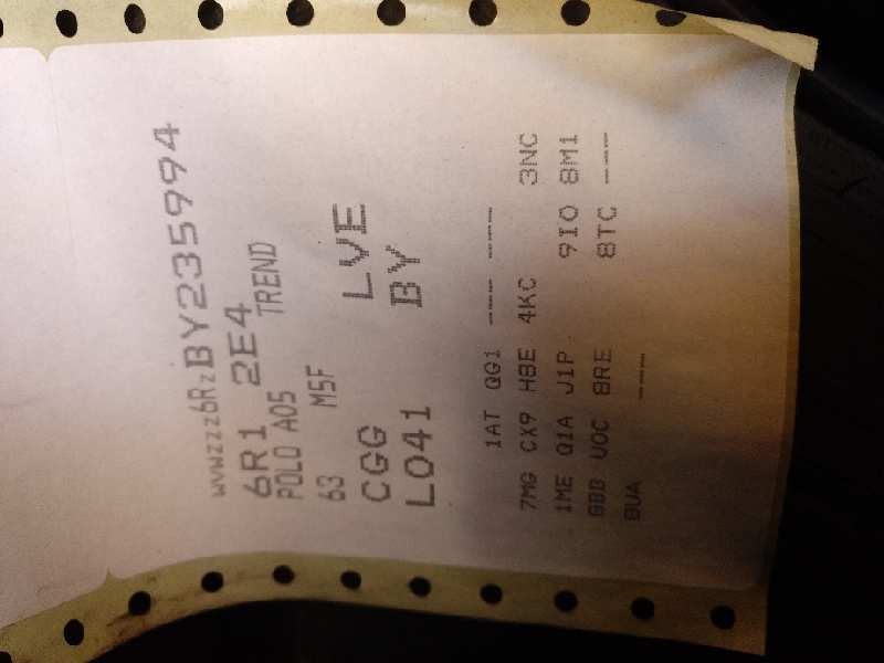 volkswagen polo (6r1) del año 2011