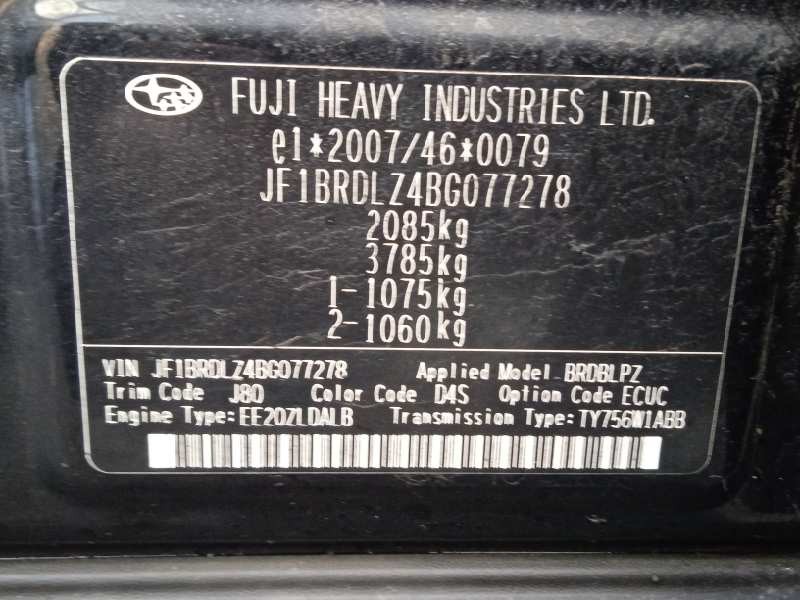 subaru legacy kombi/outback b14 del año 2011