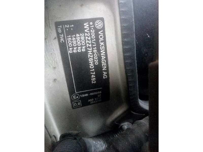 volkswagen t5 transporter/furgoneta del año 2005