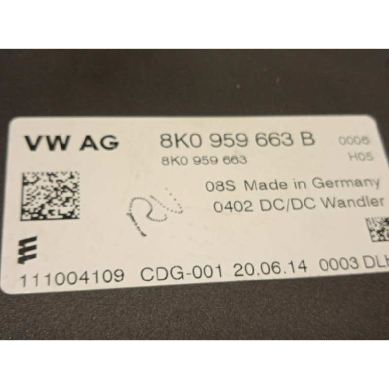 Recambio de modulo electronico para audi a5 sportback (8t) 1.8 tfsi (125kw) referencia OEM IAM 8K0959663B  