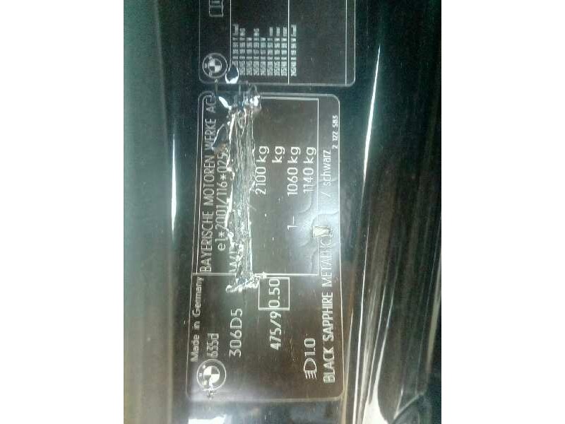 bmw serie 6 coupe (e63) del año 2008