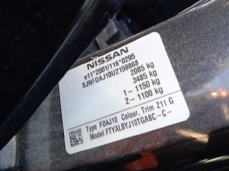 nissan qashqai (j10) del año 2010