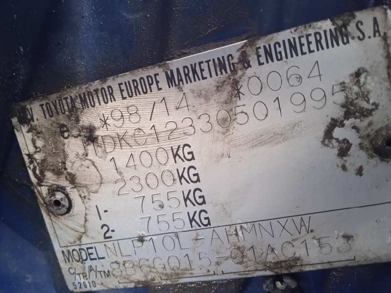 toyota yaris (ncp1/nlp1/scp1) del año 2003