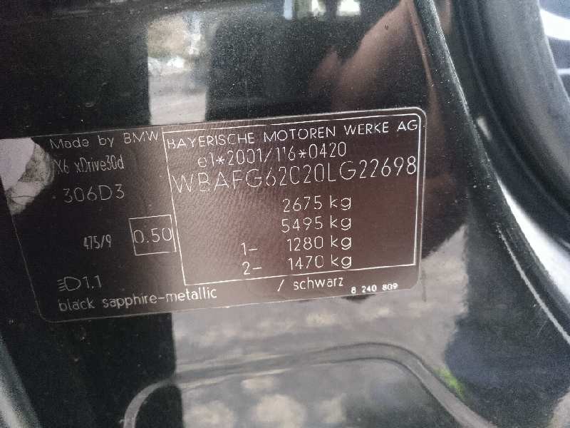 bmw x6 (e71) del año 2010